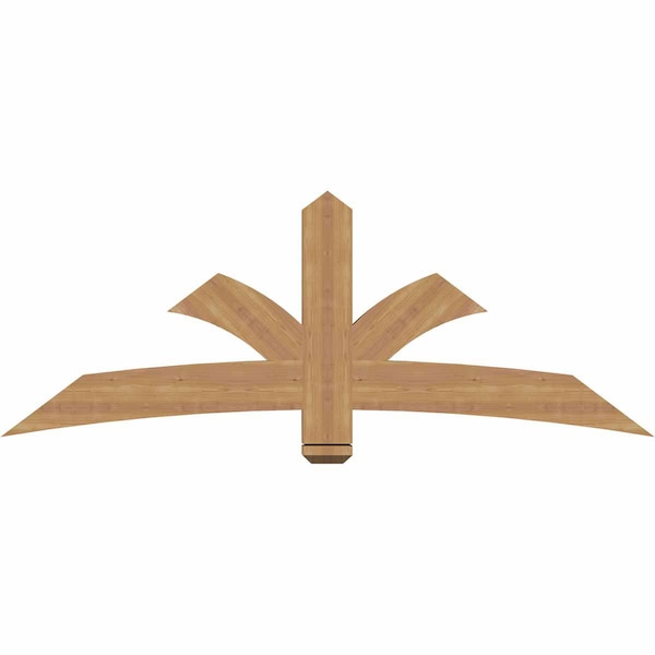 Ekena Millwork Davenport Timber Gable Bracket, Western Red Cedar, 72"W x 27"H x 3 1/2"D x 5 1/2"F, 9/12 Pitch GBW072X27X0406DAV00SWR - main